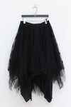 Marc Le Bihan lace embroidered skirt 2596 series plant dyeing France MLB-2596-HEILS black lace embroidery
